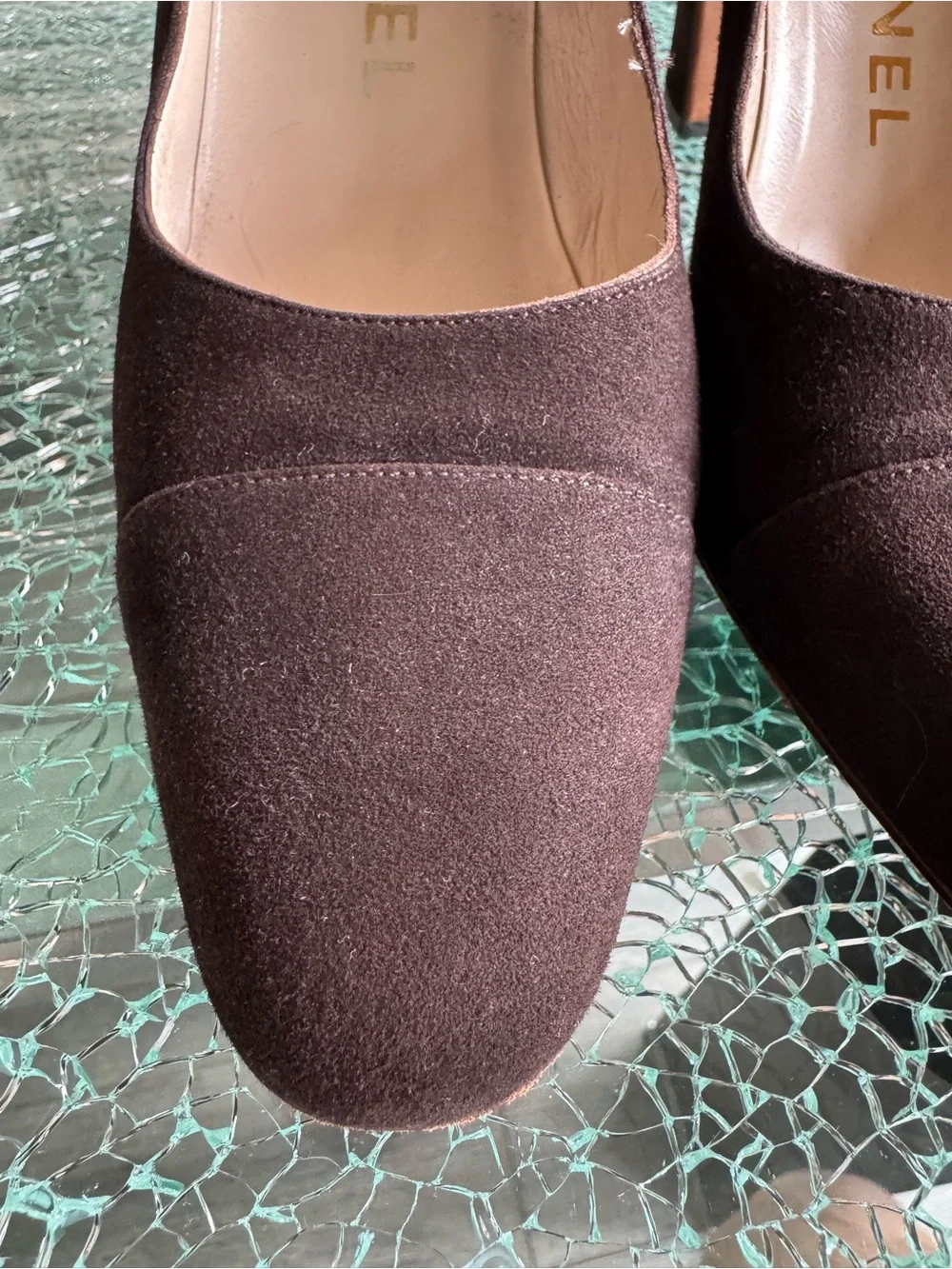 Chanel‎ Women's Brown Suede Pumps 39